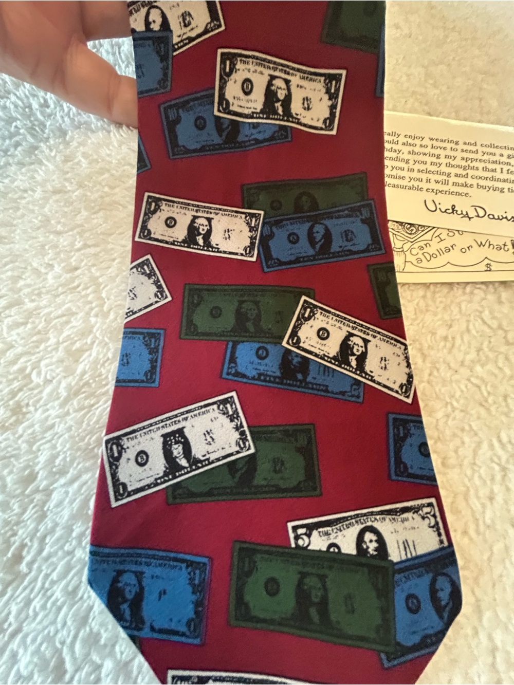 🎁3 for $30 - Novelty Money Necktie